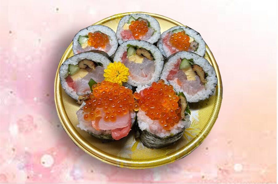 【完売】ひなまつり【★いくらのせ海鮮巻★】 鮮魚部オリジナル