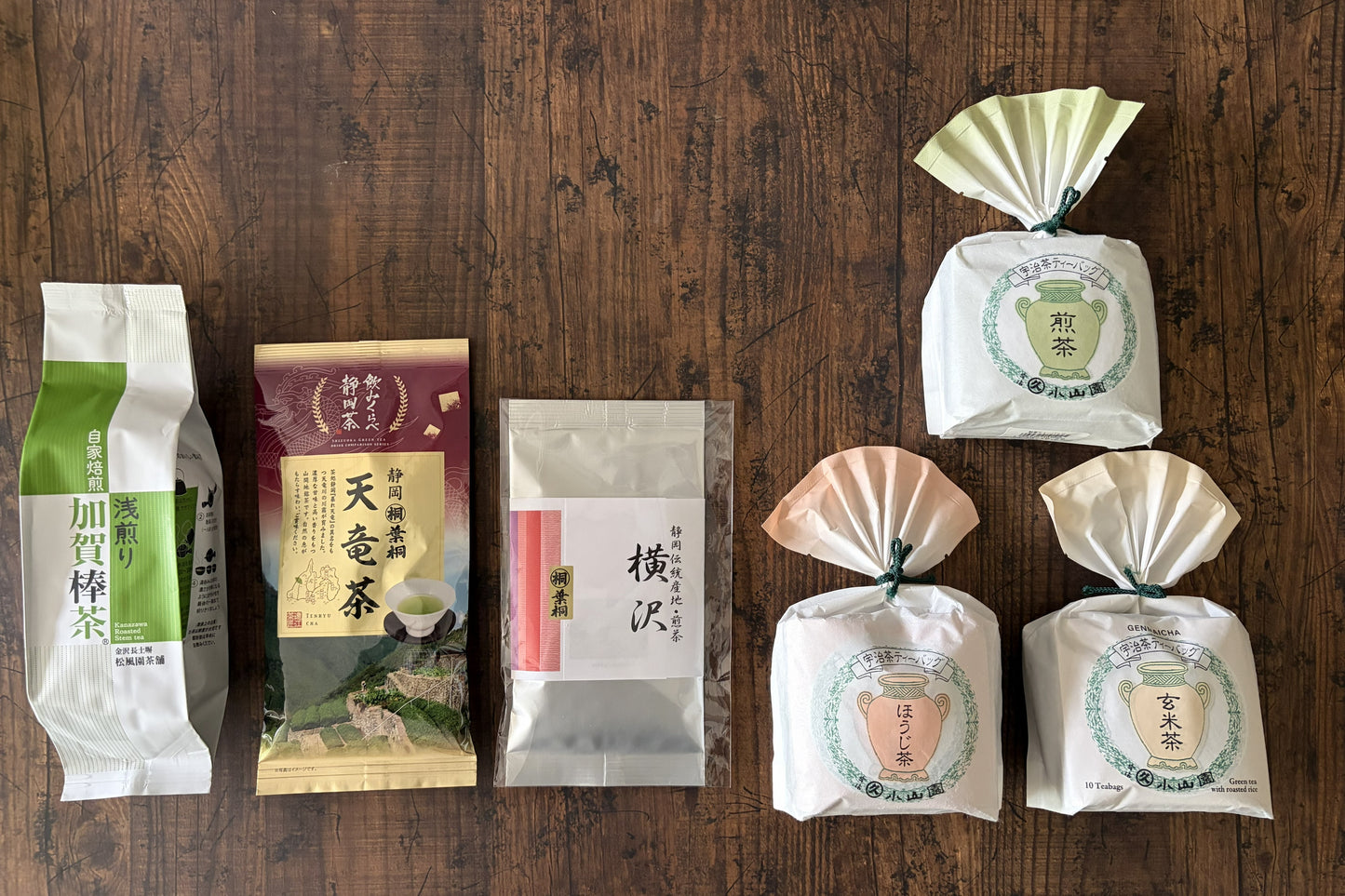 京都・石川・静岡 お茶飲み比べ