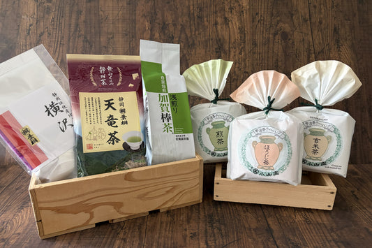 京都・石川・静岡　お茶飲み比べ